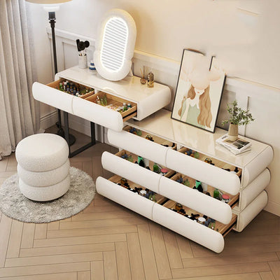 Bedroom Vanity Desk Storage Bedside Storage Cabinet Make Up Table Bedroom Office Coffee Tocador Maquillaje Modern Furniture