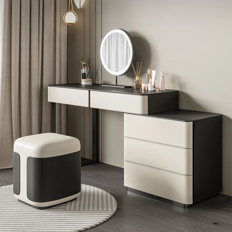 Accessories Dressing Table Mirror White Cosmetic Luxury Dressing Table Console Cabinets Comodas Con Cajones Furniture Bedroom