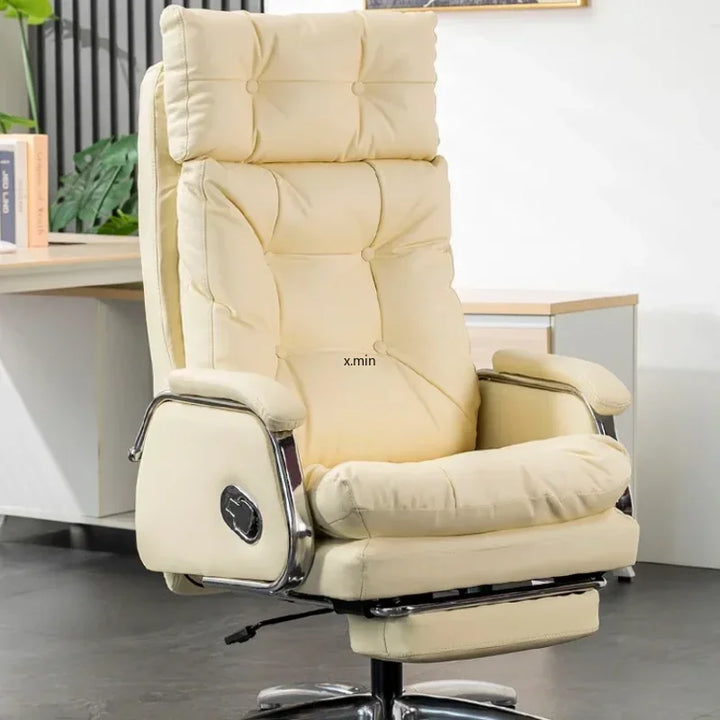 Massage Reclining Office Chairs Arm Ergonomic Comfy Swivel Office Chairs Gamer Comfortable Sillas Para Escritorios Furniture