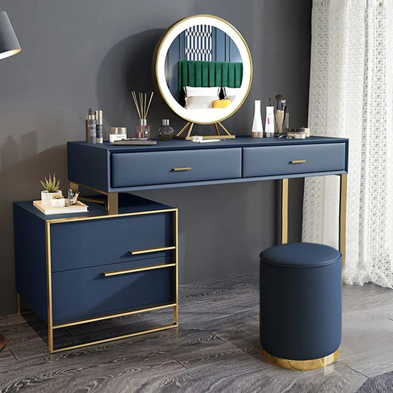 Nordic Beauty Salon Dressers Cosmetic Luxury Vanity Standing Modern Dressers Bathroom Muebles Para Dormitorio Furniture HDH