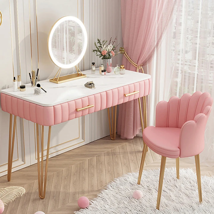 Vanity Women's Dressing Table Makeup Mini Brief Dressing Table Nordic Style Interior Coiffeuse De Chambre Maquillage Furniture