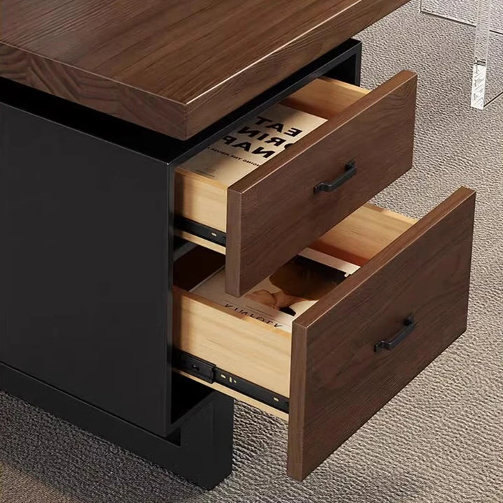 European Wood Office Desk Luxury Salon Reception Drawers Executive Gaming Desk Storage Setup Mesa De Escritorio Modern Furniture