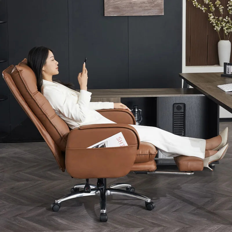 Single Sofa Office Chair Comfortable Sedentary Can Lie Down Lunch Break Business Seats Office Lounge Chair