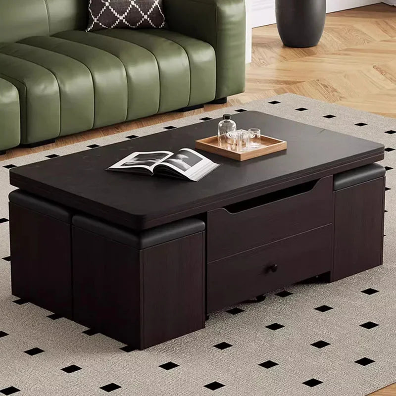 Lift Up Modern Coffee Table Trau Organizer Black Sofa Nordic Mobile Coffe Table Mesa Lateral Apartamento Couchtisch Furniture