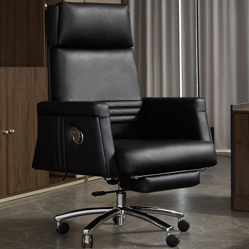 Leather Office Chairs Rolling Vanity Ergonomic Reading Floor Office Chairs Comfortable Sillas De Escritorio Home Furniture