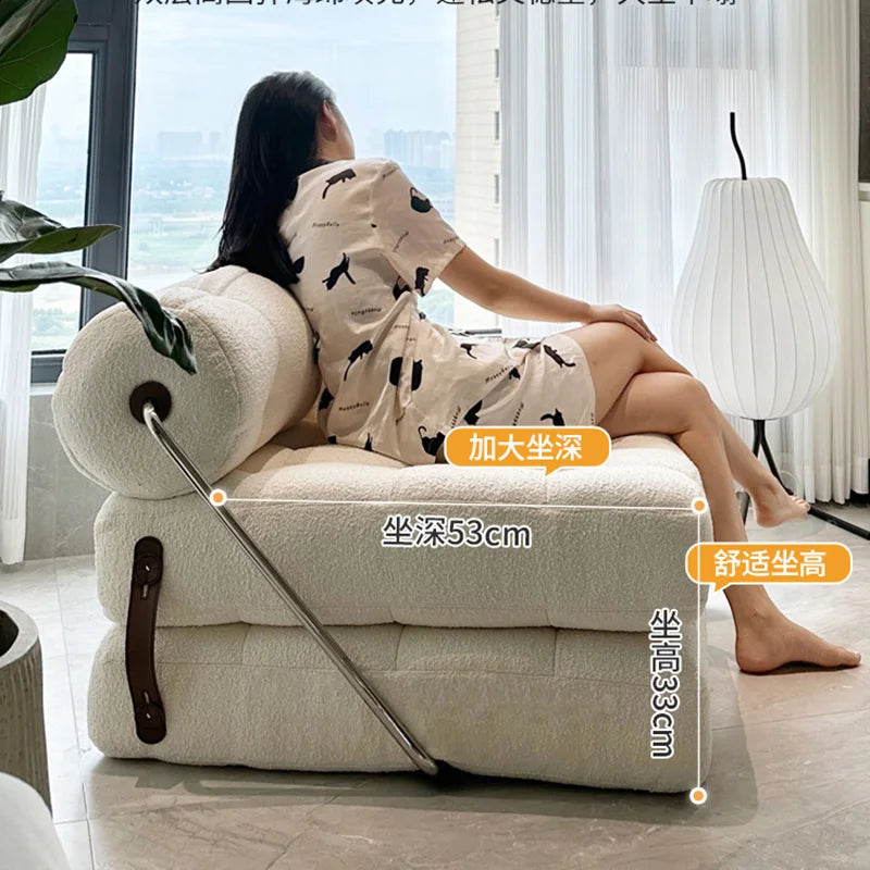 Lazy Bed Living Room Sofas Nordic Single Lounge Luxury Sofas Recliner Patio Relaxing Decor Sex Modern Divano Trendy Furniture