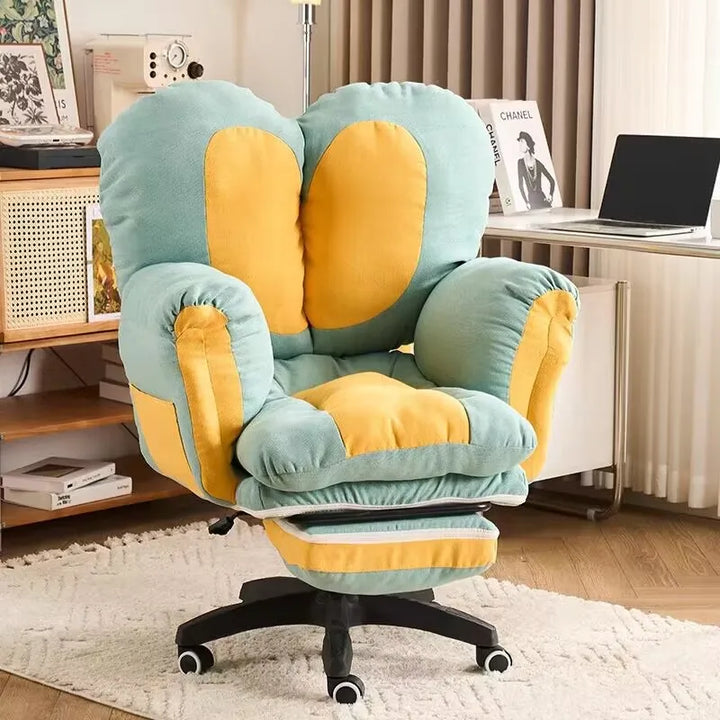 Lazy Sofa Chair Computer Chair Office Chair Long Sitting Comfortable Backrest  Home comfortable Study Anchor Chair Swivel Chair