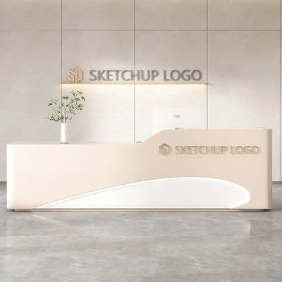 Modern Futuristic Reception Desks Service European Lectern Corner Checkout Reception Desks Club Escritorio Luxury Furniture