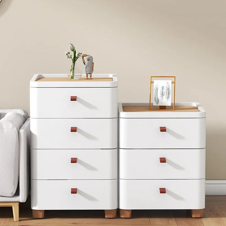 Light Luxury Bedroom Bedside Cabinet Minimalist Drawer Style Storage Cabinet Living Room Multi layer Classification Cabinet