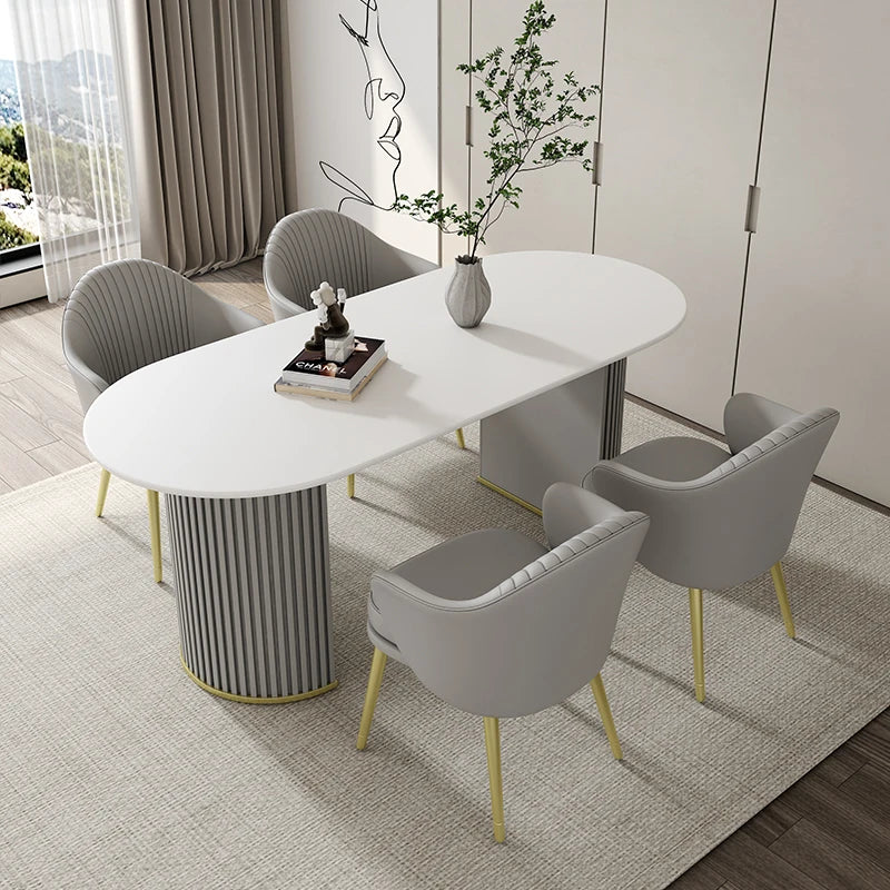 Luxury Nordic Dining Table Legs Metal Modern Space Savers Dining Table Living Minimalist Mesas De Comedor Room Furniture