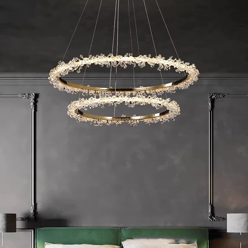 Modern crystal chandeliers indoor lighting Ceiling lamp hanging lights led chandeliers for the living room indoor lighting