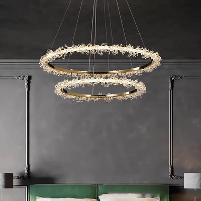 Modern crystal chandeliers indoor lighting Ceiling lamp hanging lights led chandeliers for the living room indoor lighting