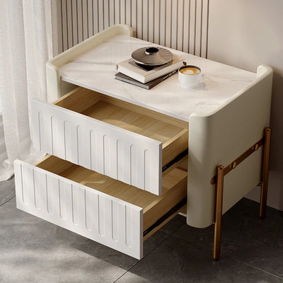 Smart Modern Nightstands Mobile Luxury Makeup Center Aesthetic Nightstands