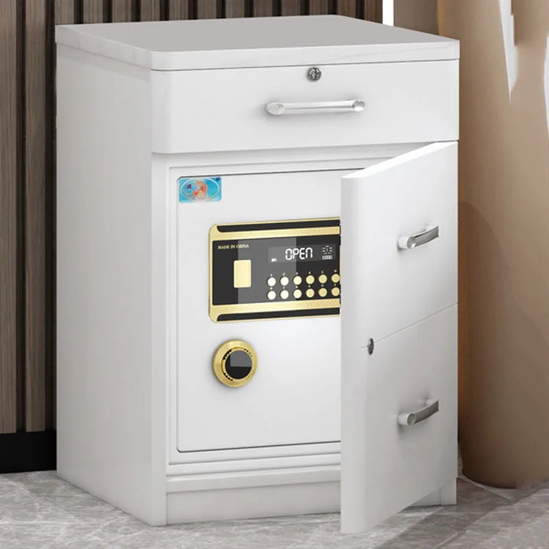 White Smart Night Stand Minimalist Nordic Space Saving Lateral Bedside Cabinet Mobiles Mesilla De Noche Japanese Furniture