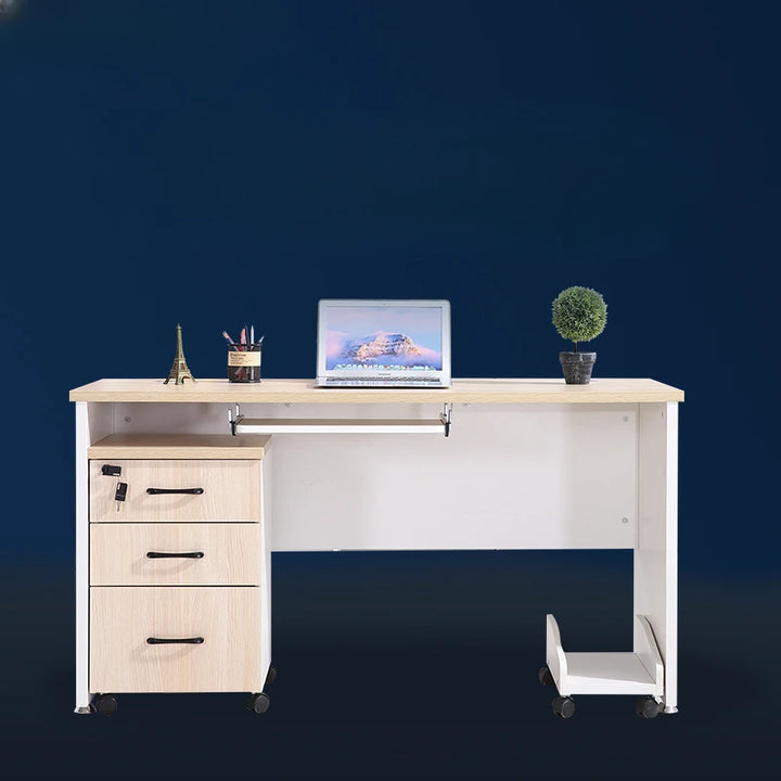 Cabinet Drawer Office Desks Simplicity Modern Computer Single Person Office Desks Assemble Simple Escritorios Furniture QF50OD