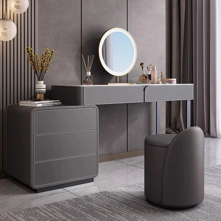 Modern Bedroom Simplicity Vanity Table Set Nordic Design Vanity Table Storage Drawers Mesita De Noche Balcony Furniture