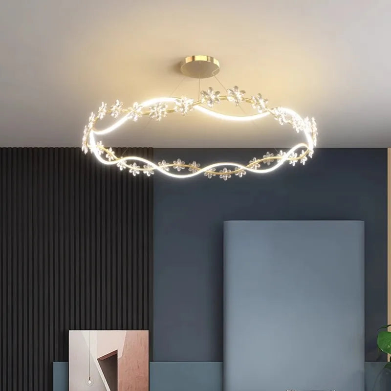 Modern light luxury Dining room chandelier lighting Ceiling lamps hanging light led chandeliers for the living room indoor light