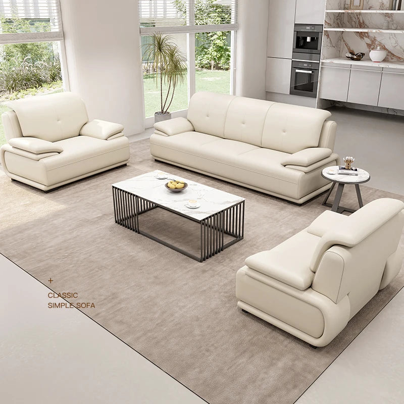 Rest Leisure Office Sofa Commerce Reception Meeting Modular Negotiations Couches Boss Modern Sofa Individual Modernos Furniture