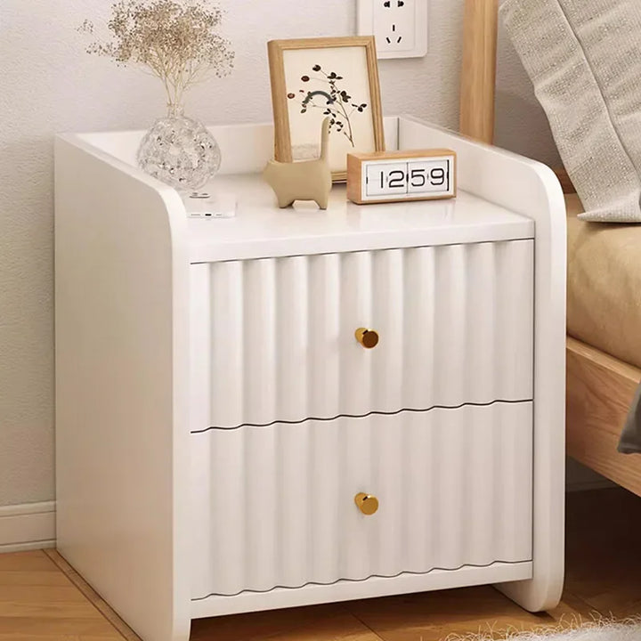 Minimalist Storage Nightstand Table Kawaii Dormitory Small Drawers Bedsides Table Trendy Narrow Mesinhas De Cabeceira Furniture