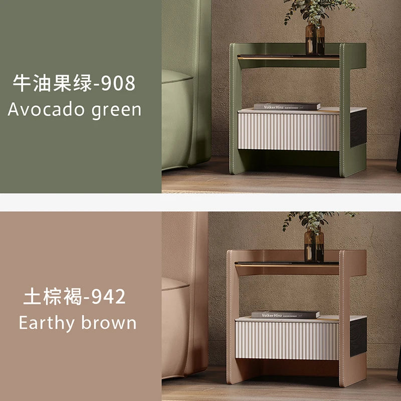 Nordic Bedside Table Mobiles Multifunctional Smart Night Table Simple Wood Armarios De Dormitorio Auxiliary Furniture YYY45XP