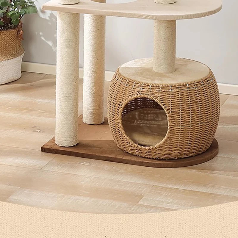 Pet House Cat Scratching Post Villa Stairs Castle Cat Scratch Board Rascadores De Gatos Grandes Y Baratos Cat Wall Furniture