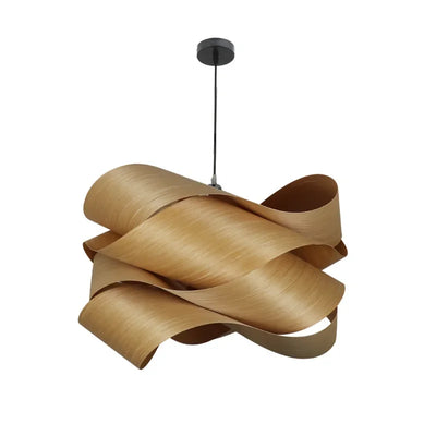Southeast Asian Style Art Decor Wood Pendant Lights Restaurant Kitchen Dining Room Bar Hanging Chandeliers Pendant Lamps Suspen