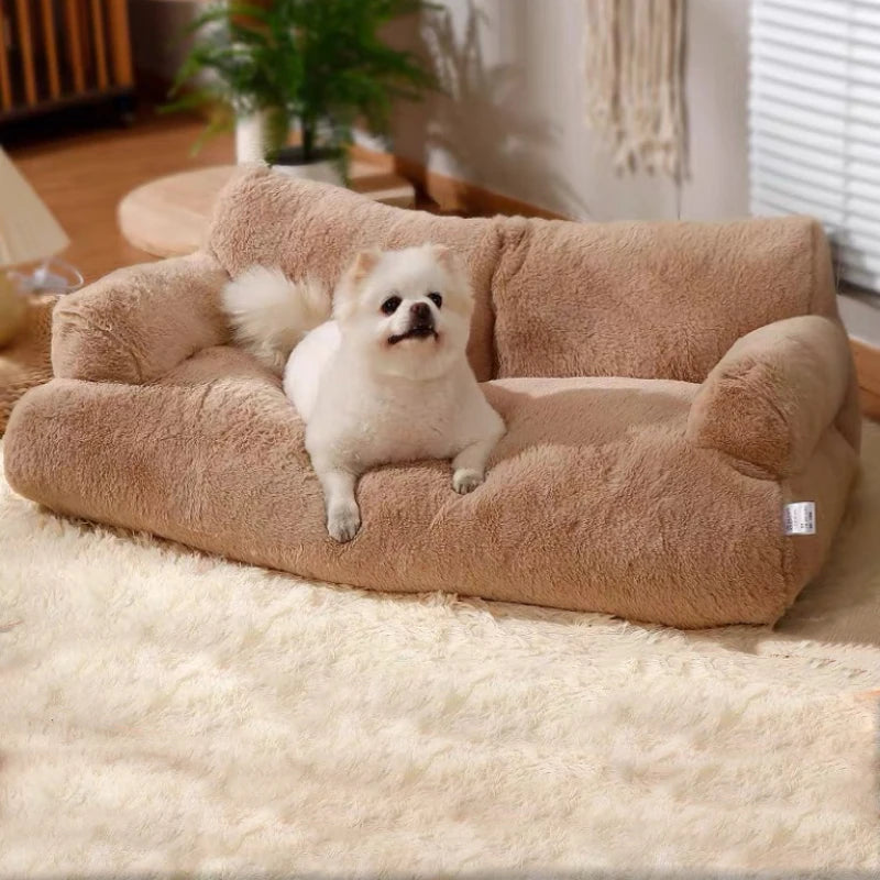 Cat Bed Super Pets Nest Super Soft Sofa for Dog & Cat Washable Winter Warm Dogs Kennel Home Sleeping Beds Mat Cats Big Cushion