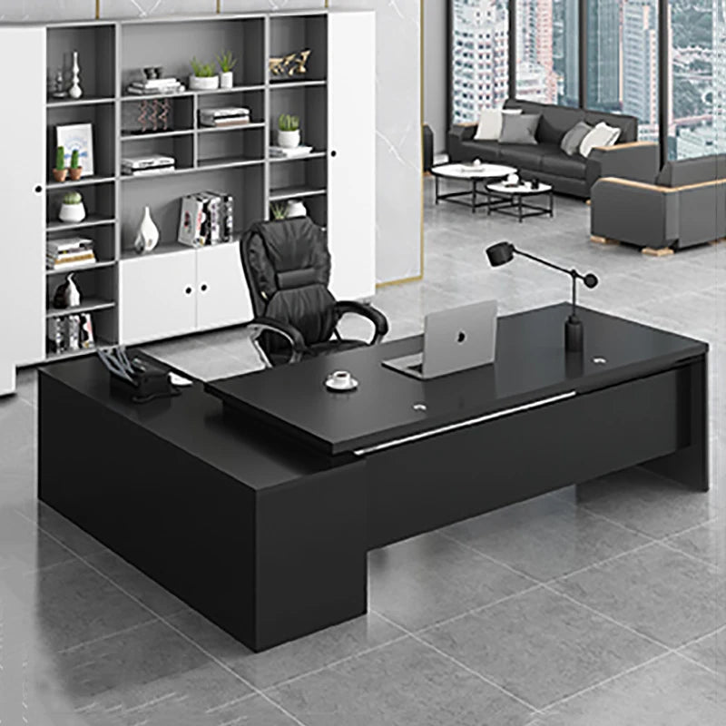 Minimalist Organizer Office Desk Unique Designer Long European Computer Desks Executive Modern Mesa Escritorio Home Furniture