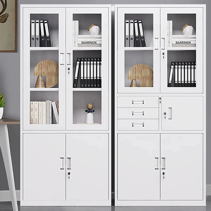 Filing Cabinet, Metal Cabinet Office Filing Cabinet Steel Storage Financial Voucher Iron Short Cabinet Archivador Furniture