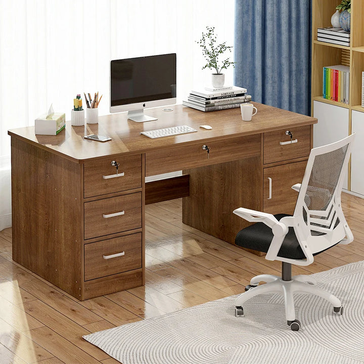 Organization Standing Office Desk Computer European Corner Study Office Desk Reception Writing Mesa Escritorio Office Furniture