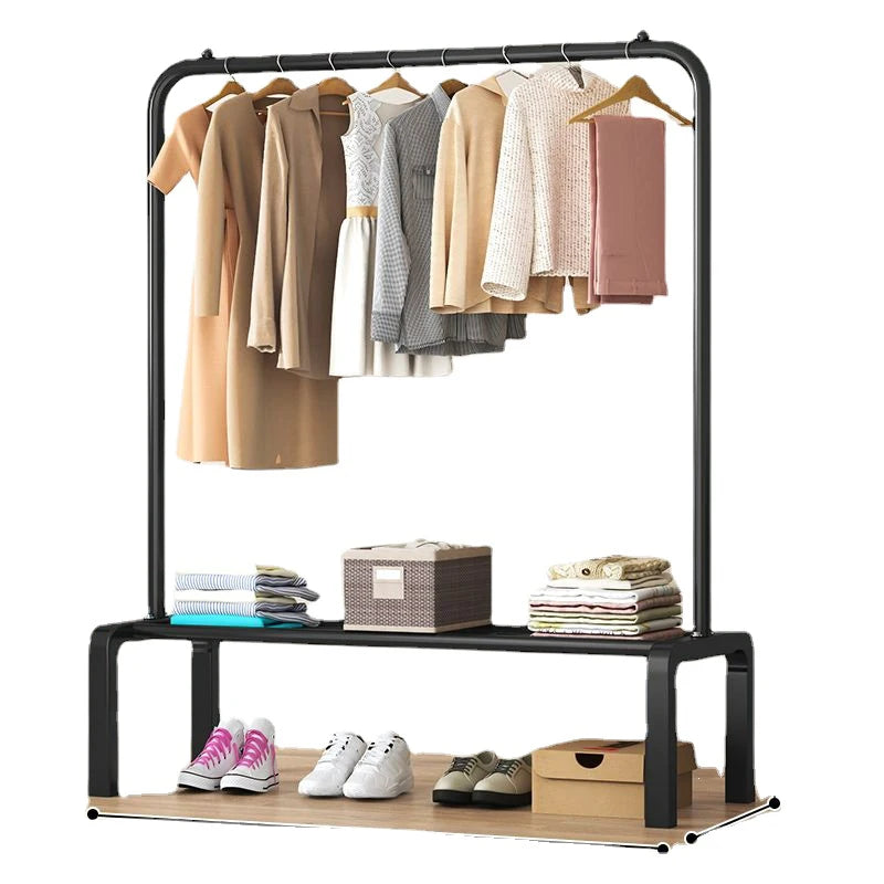 Modern Metal Detachable Coat Rack Place Kitchen Balcony Long Clothes Hanger Aesthetic Garden Arara De Roupa Hallway Furniture