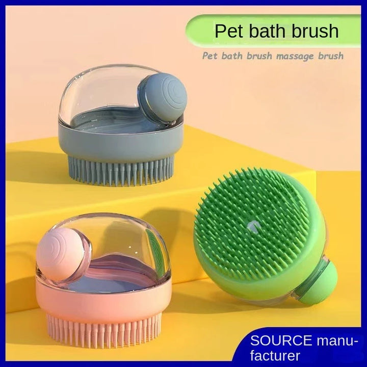 Grooming Shower Brush For Bathing Soft Brushes Pet Accessories For Dogs Shampoo Massager Brush Bathroom Puppy Cat Massage Comb