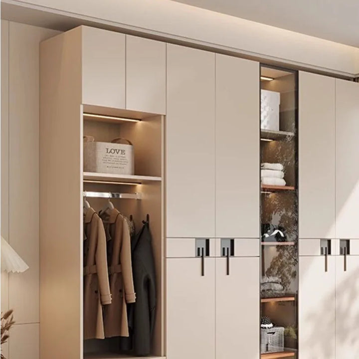 Garment Wardrobes Modular Display Room Divider Hangers Standing Wooden Living Room Cabinets Armario De Plastico Furniture