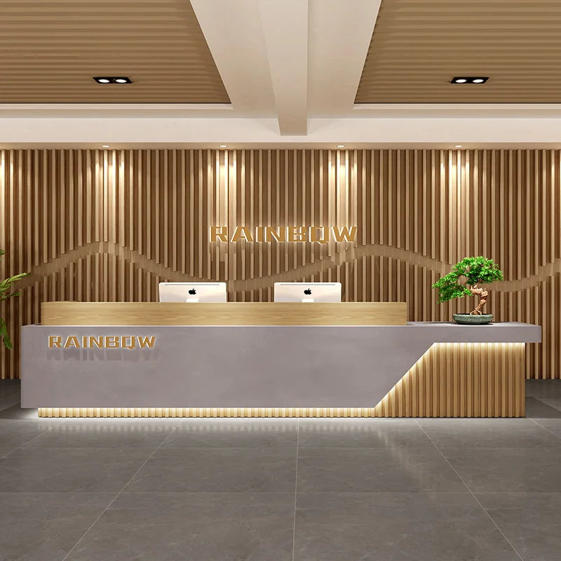 Podium Cashier Reception Desks Lectern Modern Checkout Service Reception Desks Bar Mostrador Recepcion Reception Furniture