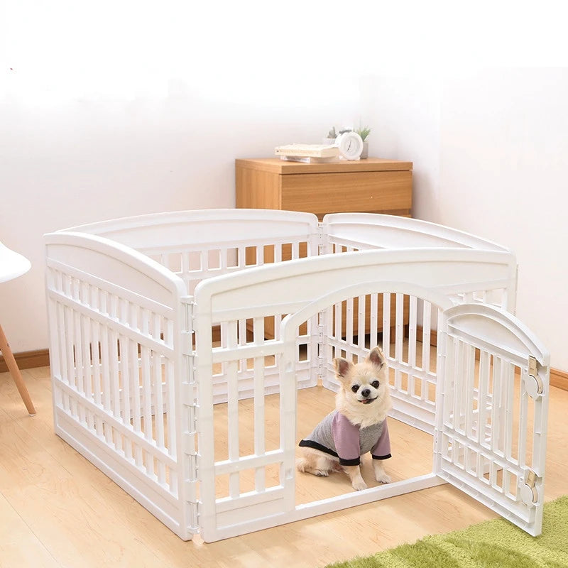 Dog Fence CI606 Alice Pet Dog Cage Dog Fence Teddy Bichon Bullfight Indoor Fence Easy to Assemble Ladies Can Also Assemble