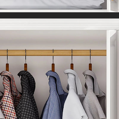 Vertical Bedroom Wardrobe Ladies Vanity Multi Layer Big Storage Rectangle Handles Organizer Closet Elegant Rangement Furniture