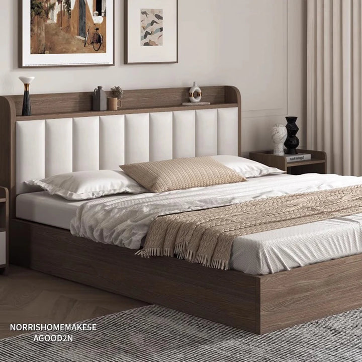 Bedroom Double Bed Modern Single King Size Luxury Full Girls Bed Design Sex Frame Princess Sleeping Platform Cama Home Furniture