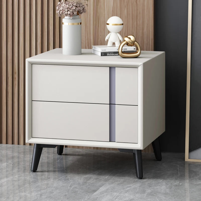 Modern Nordic Nightstands Storage Cabinet Mobile Luxury Unique Auxiliary Side Table Bedroom Criado Mudo Room Furniture 50MQNS