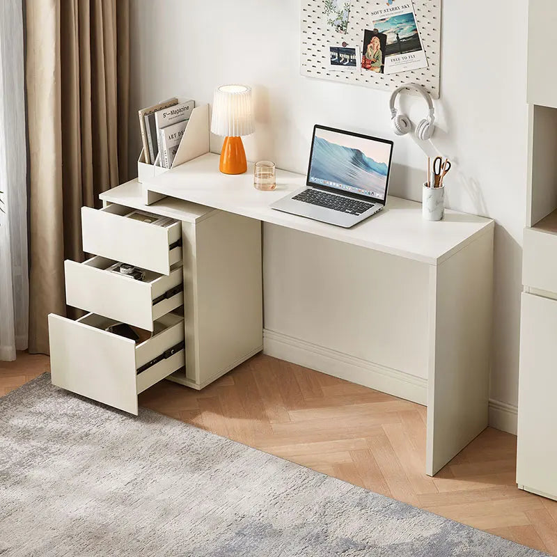 Accessories Storage Office Desk Luxury Modern Computer Study Office Desk Italian Laptop Escritorio Ordenador Furniture QF50OD