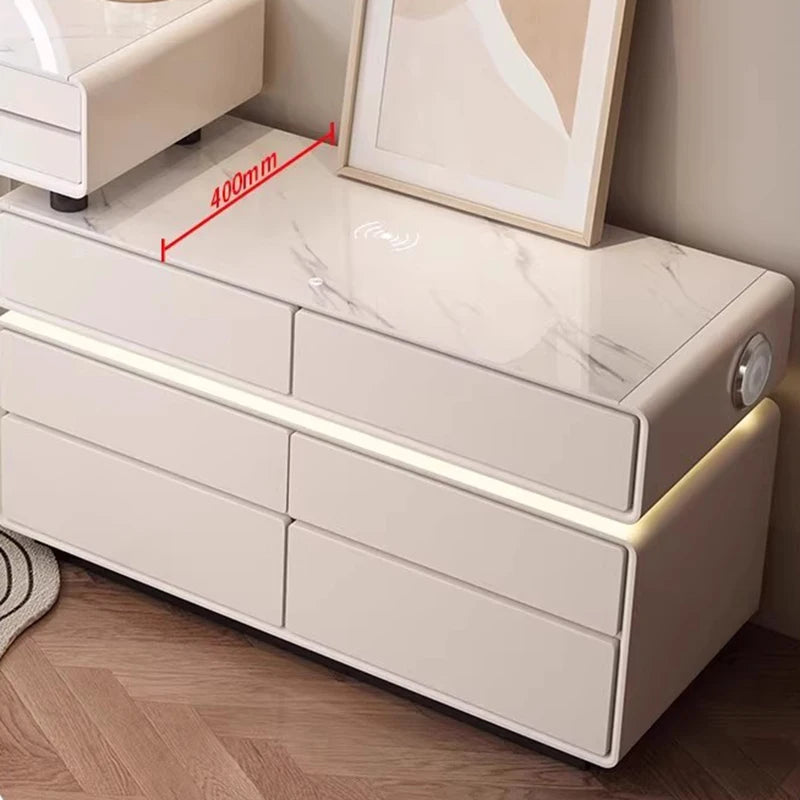 Luxury Nordic Bedroom Vanity Table Simplicity Modern Vanity Table Set Design Storage Drawers Meuble Chambre Home Furniture