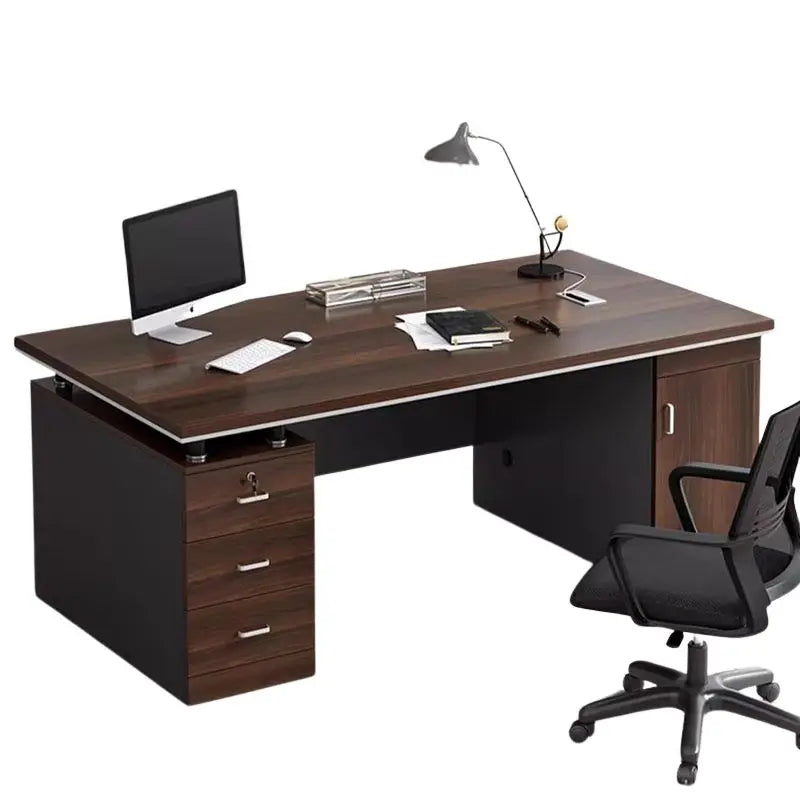 Study Writing Office Desk Drawers Executive Filing Laptop Drafting Storage Office Desk Modern Scrivania Tavolo Furniture HDH