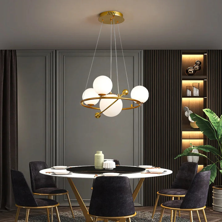 Nordic Modern Atmosphere Magic Bean Pendant Ceiling Lamp Living Room Suspension Restaurant Creative chandeliers Light Fixtures