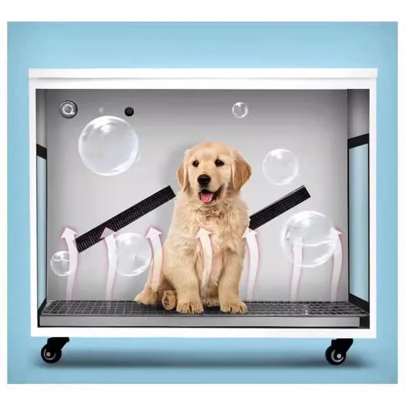 Large Silent Dog Powerful Blower Dryer Box Cat Professional Dry Room Pet Drying Cabinet Animal Grooming Dryer Bath Products