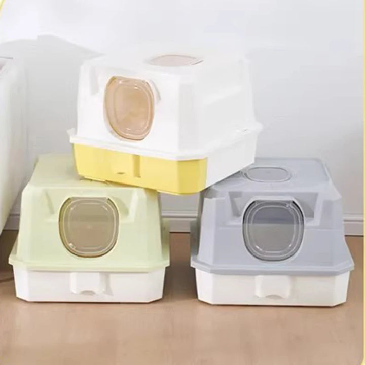 Litter Closed Cat Bedpans Bathroom Travel Container Modern Cat Bedpans Hygienic Outdoor Arenero Gato Cerrado Pet Products