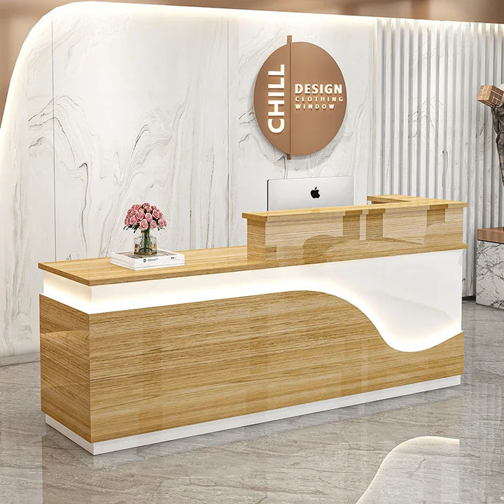 Vanity Mobile Reception Desks Counter Study Shop Gigant Front Desk European Information Recepcion Mostrador Luxury Furniture