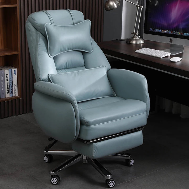 Reclining Metal Office Chairs Armchair Computer Ergonomic Office Chairs Comfy Pillow Chaise Cadeira Office Gadgets JY50BG