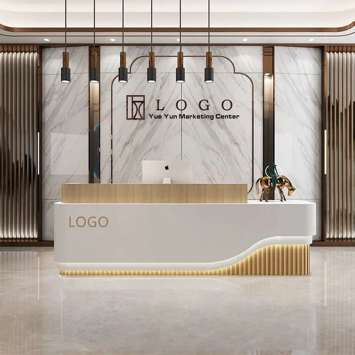 Standing Reception Desks Table School Simple Modern Reception Desk Restaurant Luxury Spa Pulpito Para Igreja Salon Furniture