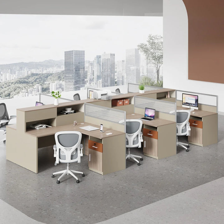 Modern Gadgets Work Desk Computer Study Small Beauty Salon Work Desk Reception Wooden Luxury Scrivania Working Equipment ZT