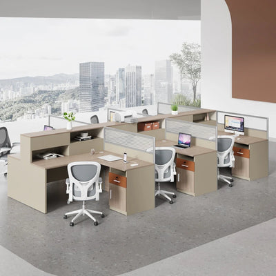 Modern Gadgets Work Desk Computer Study Small Beauty Salon Work Desk Reception Wooden Luxury Scrivania Working Equipment ZT