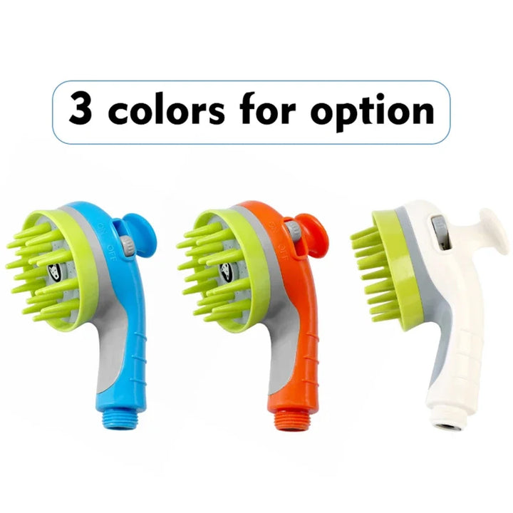 Pet shower head bath brush dog cat bath comb pet toiletries accessories sprinkler animal wash dog shower pet bath tool